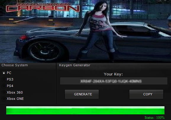 Need For Speed Carbon Key Code Generator